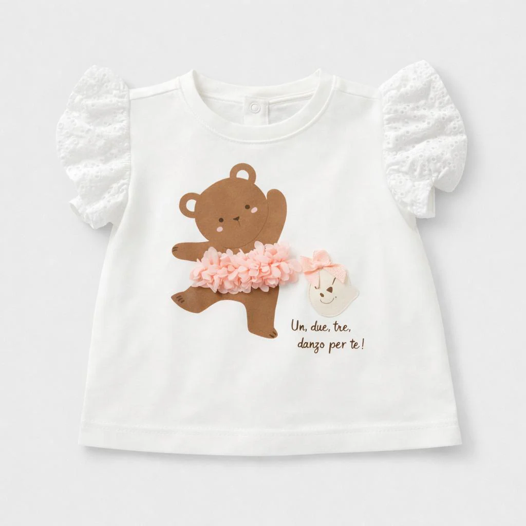 Maglietta maniche corte - Bambina - 60 - 65 | 3 mesi
