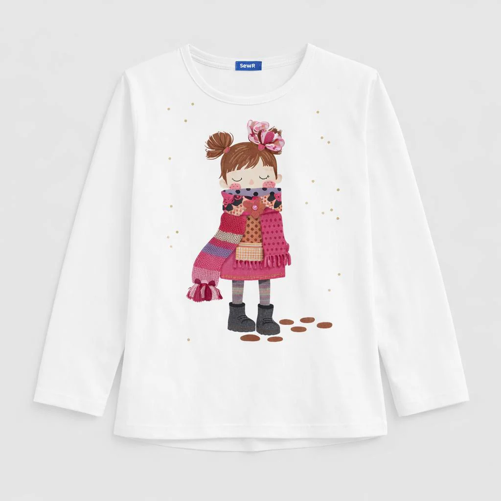 Maglietta maniche lunghe - Bambina - 120 - 125 | 7 anni