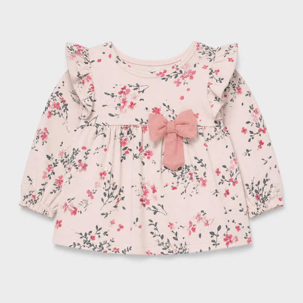 Maglietta maniche lunghe - Bambina - 60 - 65 | 3 mesi