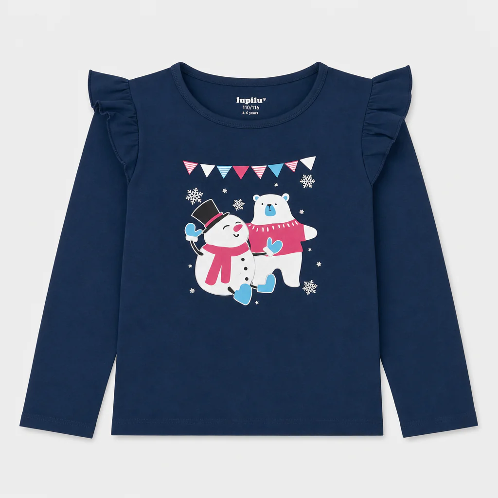Maglietta maniche lunghe - Bambina - 96 - 101 | 3 anni