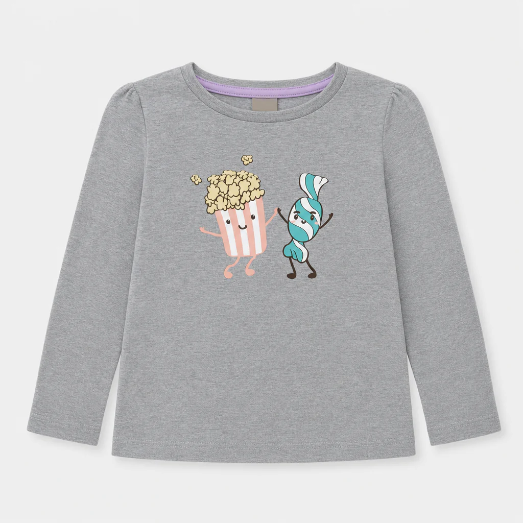 Maglietta maniche lunghe - Bambina - 96 - 101 | 3 anni